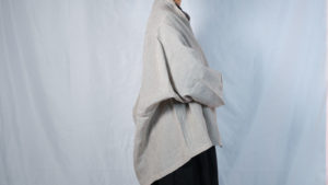 羽織りジャケット（リネン100％）